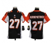 nike youth nfl jerseys cincinnati bengals #27 dre kirkpatrick black[nike]