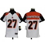 nike youth nfl jerseys cincinnati bengals #27 dre kirkpatrick white[nike]