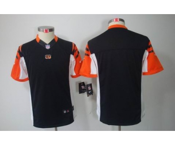 nike youth nfl jerseys cincinnati bengals blank black[nike limited]