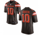 Men Cleveland Browns #10 Robert Griffin III Brown Home Game Jersey