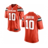 Men Cleveland Browns #10 Robert Griffin III Orange Game Jersey