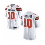 Men Cleveland Browns #10 Robert Griffin III White Game Jersey