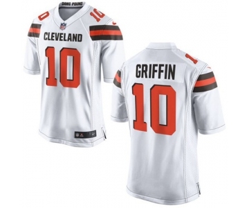 Men Cleveland Browns #10 Robert Griffin III White Game Jersey