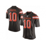 Men Nike Cleveland Browns #10 Sammie Coates Game Brown Team Color NFL Jersey