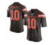 Men Nike Cleveland Browns #10 Sammie Coates Game Brown Team Color NFL Jersey