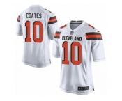 Men Nike Cleveland Browns #10 Sammie Coates Game White NFL Jersey