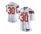 Men Nike Cleveland Browns #30 Jason McCourty Game White NFL Jersey