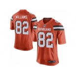 Men Nike Cleveland Browns #82 Kasen Williams Game Orange Alternate NFL Jersey