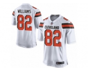 Men Nike Cleveland Browns #82 Kasen Williams Game White NFL Jersey