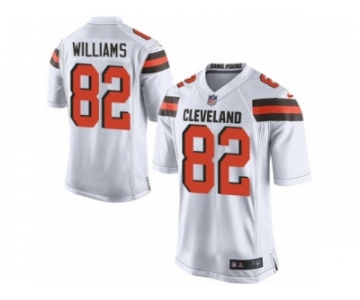 Men Nike Cleveland Browns #82 Kasen Williams Game White NFL Jersey