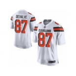 Men Nike Cleveland Browns #87 Seth DeValve Game White NFL Jersey