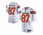 Men Nike Cleveland Browns #87 Seth DeValve Game White NFL Jersey