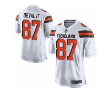 Men Nike Cleveland Browns #87 Seth DeValve Game White NFL Jersey