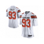 Men Nike Cleveland Browns #93 Trevon Coley Game White NFL Jersey