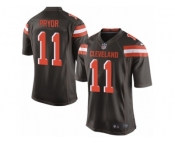 Men's Nike Cleveland Browns #11 Terrelle Pryor Game Brown Team Color NFL Jersey