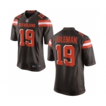 Men's Nike Cleveland Browns #19 Corey Coleman Game Brown Team Color NFL Jersey