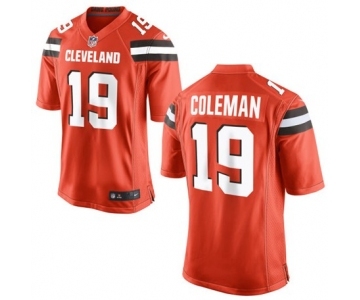 Men's Nike Cleveland Browns #19 Corey Coleman Game Orange Alternate NFL Jersey