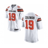 Men's Nike Cleveland Browns #19 Corey Coleman Game White NFL Jersey