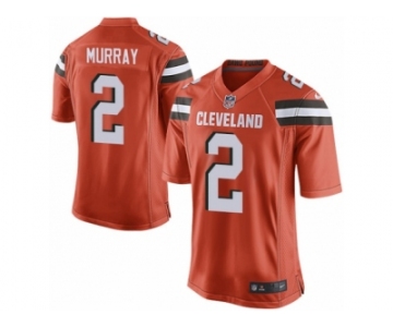 Men's Nike Cleveland Browns #2 Patrick Murray Game Orange Alternate NFL Jersey