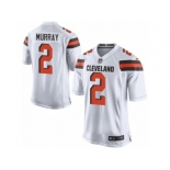 Men's Nike Cleveland Browns #2 Patrick Murray Game White NFL Jersey