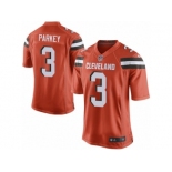 Men's Nike Cleveland Browns #3 Cody Parkey Game Orange Alternate NFL Jersey