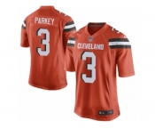 Men's Nike Cleveland Browns #3 Cody Parkey Game Orange Alternate NFL Jersey