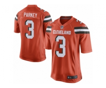 Men's Nike Cleveland Browns #3 Cody Parkey Game Orange Alternate NFL Jersey