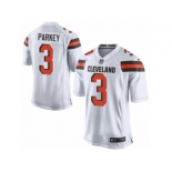 Men's Nike Cleveland Browns #3 Cody Parkey Game White NFL Jersey