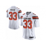 Men's Nike Cleveland Browns #33 Jordan Poyer Game White NFL Jersey