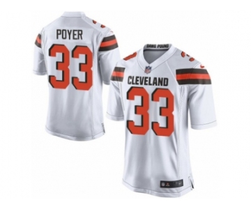 Men's Nike Cleveland Browns #33 Jordan Poyer Game White NFL Jersey