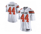 Men's Nike Cleveland Browns #44 Nate Orchard Game White NFL Jersey