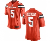 Men's Nike Cleveland Browns #5 Cody Kessler Game Orange Alternate NFL Jersey