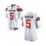 Men's Nike Cleveland Browns #5 Cody Kessler Game White NFL Jersey