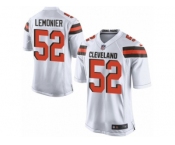 Men's Nike Cleveland Browns #52 Corey Lemonier Game White NFL Jersey