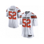 Men's Nike Cleveland Browns #52 Justin Tuggle Game White NFL Jersey