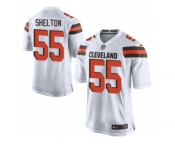 Men's Nike Cleveland Browns #55 Danny Shelton Game White NFL Jersey