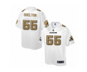 Men's Nike Cleveland Browns #55 Danny Shelton Game White Pro Line Fashion NFL Jersey