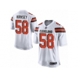 Men's Nike Cleveland Browns #58 Chris Kirksey Game White NFL Jersey