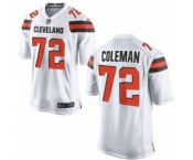 Men's Nike Cleveland Browns #72 Shon Coleman Game White NFL Jersey