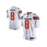 Men's Nike Cleveland Browns #8 Kevin Hogan Game White NFL Jersey