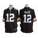 nike nfl jerseys cleveland browns #12 mccoy brown[game]