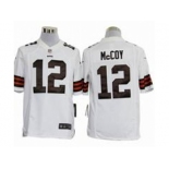 nike nfl jerseys cleveland browns #12 mccoy white[game]