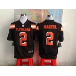 nike nfl jerseys cleveland browns #2 manziel brown[game][new style]