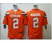 nike nfl jerseys cleveland browns #2 manziel orange[game][new style]