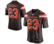 nike nfl jerseys cleveland browns #23 joe haden brown[game][new style]