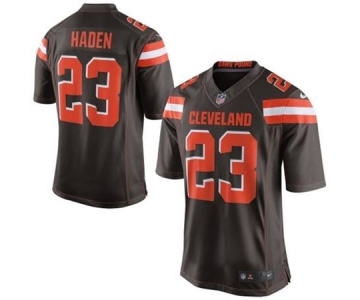 nike nfl jerseys cleveland browns #23 joe haden brown[game][new style]