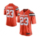 nike nfl jerseys cleveland browns #23 joe haden orange[game][new style]