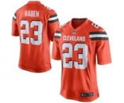 nike nfl jerseys cleveland browns #23 joe haden orange[game][new style]