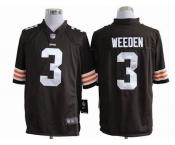 nike nfl jerseys cleveland browns #3 weeden brown[game]