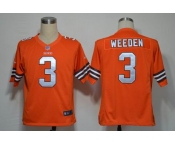 nike nfl jerseys cleveland browns #3 weeden orange[game]